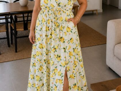 Robe fleurie femme chic