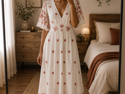 robe fleurie rouge femme - grande taille