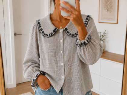 Blouse  manche stylé –  XL au 3XL