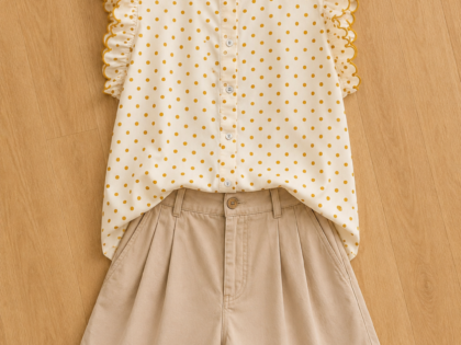 Blouse Brodée Élégance – Coupe Fluide & Confort Grande Taille